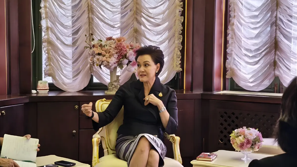 นางศุภจี สุธรรมพันธุ์ รองนายกรัฐมนตรี และรัฐมนตรีว่าการกระทรวงพาณิชย์