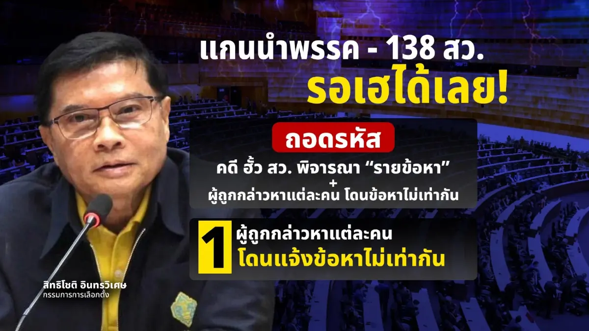 ถอดรหัส กกต.ชี้ชะตาคดี “ฮั้ว สว.” 229 ราย ส่อยกคำร้องอื้อ!