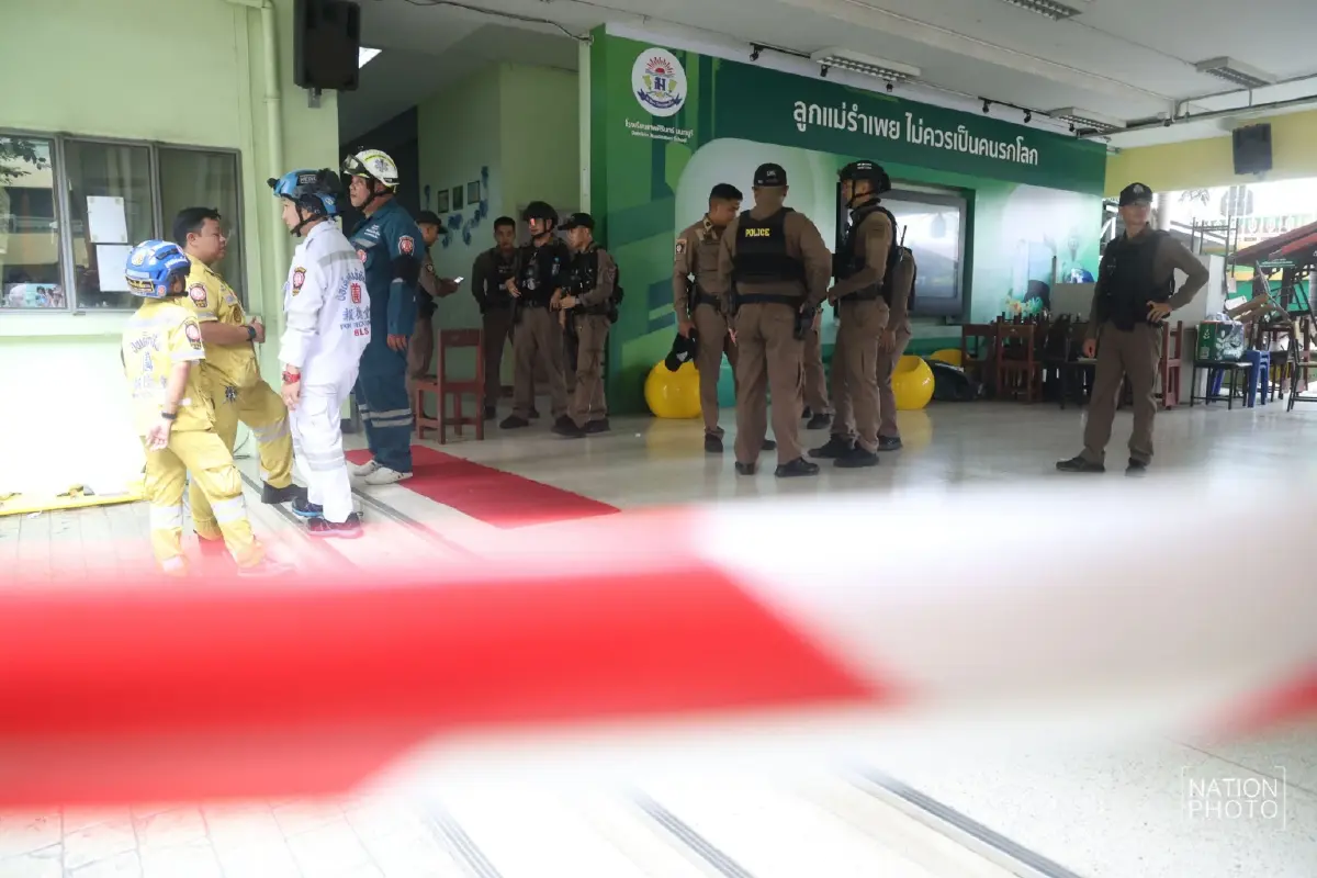 แฟ้มภาพเหตุกราดยิงใน รร.เทพศิรินทร์ นนทบุรี