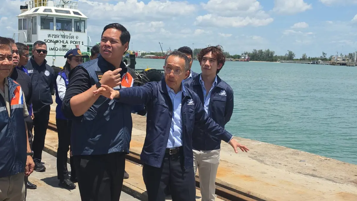 ลุยยกระดับ "ท่าเรือสงขลา" เพิ่มงบขุดร่องน้ำ 133 ล้าน หนุนสงขลาสู่ฮับโลจิสติกส์อ่าวไทยตอนล่าง