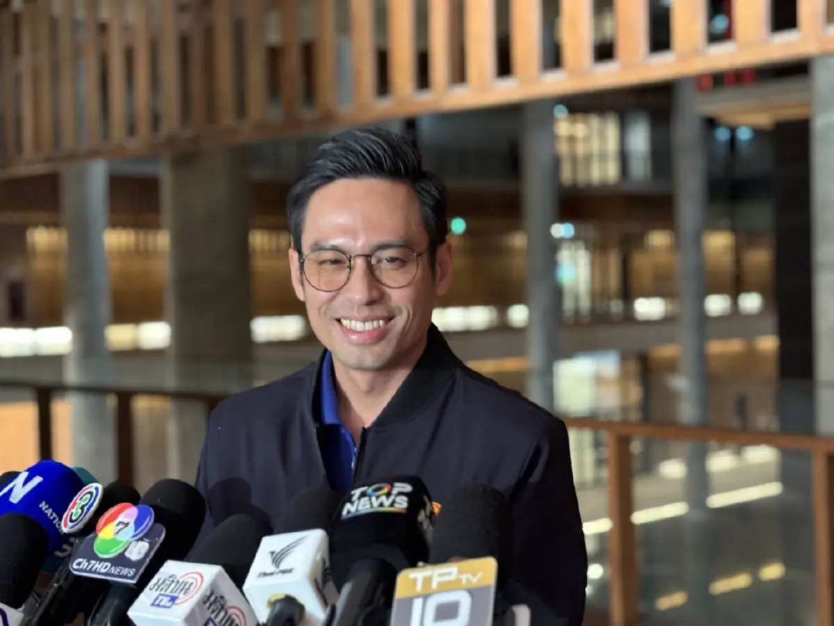 นายกรวีร์ ปริศนานันทกุล สส. อ่างทอง พรรคภูมิใจไทย ในฐานะประธานวิปรัฐบาล