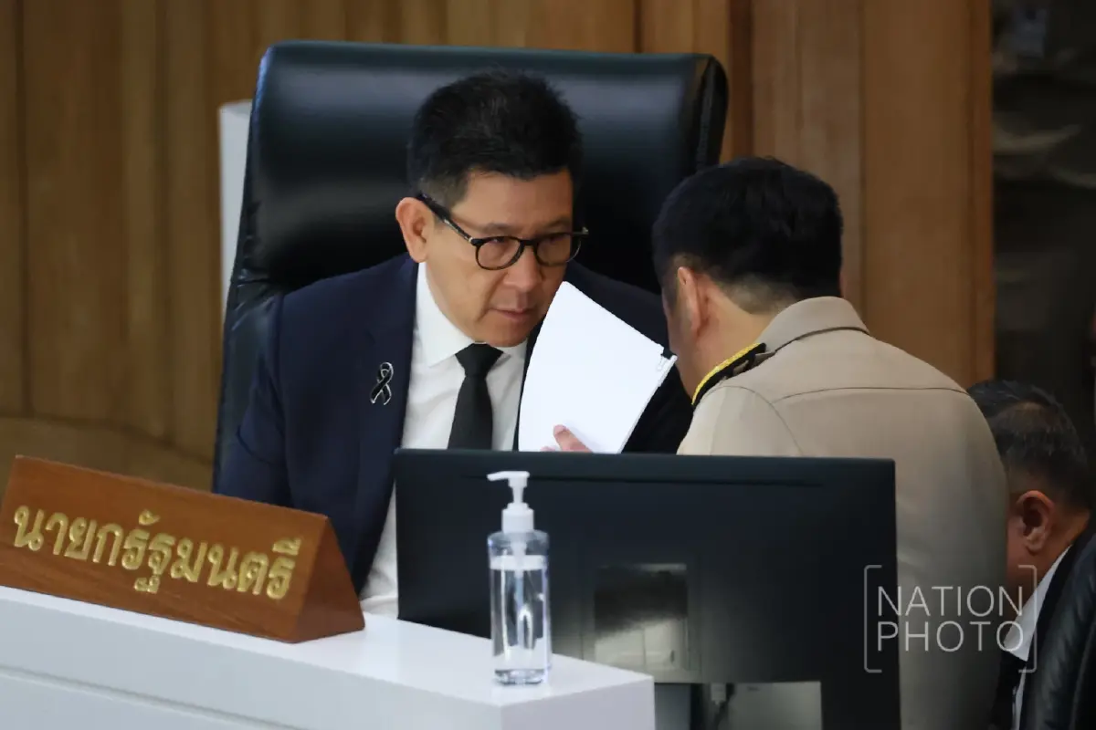 นายกฯ ฝืนป่วย แถลงแจง พ.ร.ก.กู้เงิน 4 แสนล้าน ต่อวุฒิสภา ชี้วิกฤตพลังงานซ้อนวิกฤต