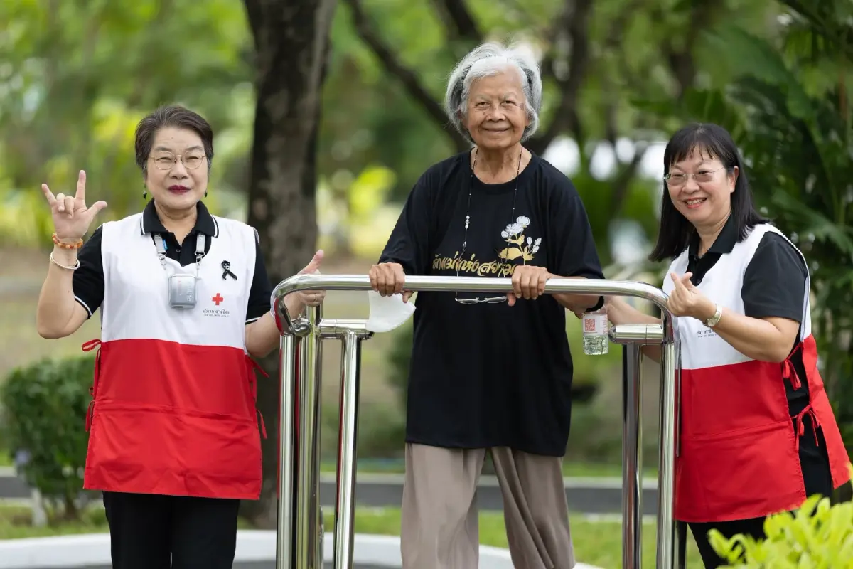 OKMD ผนึกสภากาชาดไทย เปิดตัว Senior Plearn Ground รองรับสังคมสูงวัย