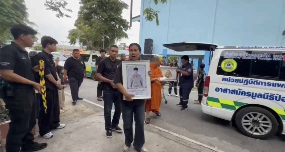 ร่าง “ครูหมวย” ถึงวัดโตนด อยุธยา ครอบครัว-ญาติ ร้องไห้ระงม