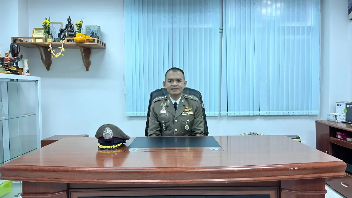 พ.ต.อ.พงศ์พิชาญ ชยานนท์พิริยะ ผู้กำกับการสถานีตำรวจภูธรทุ่งใหญ่ จ.นครศรีธรรมราช
