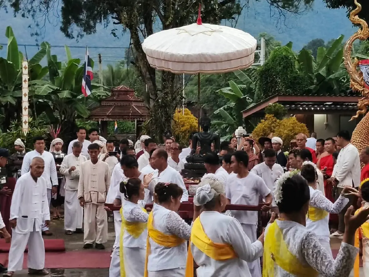 อัญเชิญ  "พระเจ้าตอง" กลับวัดขุนต๊ำ หลังหายไป 65 ปี