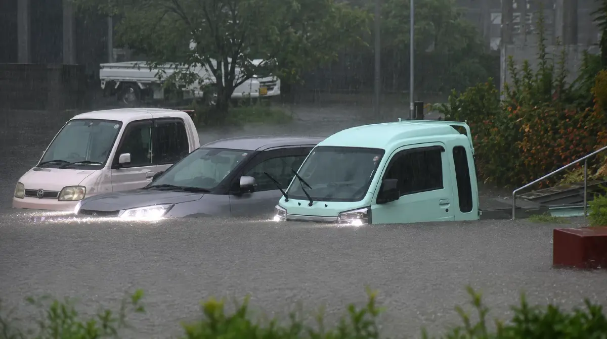 ญี่ปุ่น ยกระดับเตือนภัยฝนตกหนัก "ระดับ 5" แม่น้ำหลายสายล้นตลิ่ง