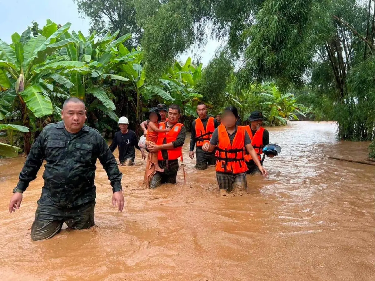 เปิดแผนอพยพ จ.น่าน ฝนตกหนักต่อเนื่อง กางพิกัด 7 จุด ปภ. แนะปฏิบัติตามแผนอพยพ ระวังไฟฟ้ารั่ว กระแสน้ำเชี่ยว