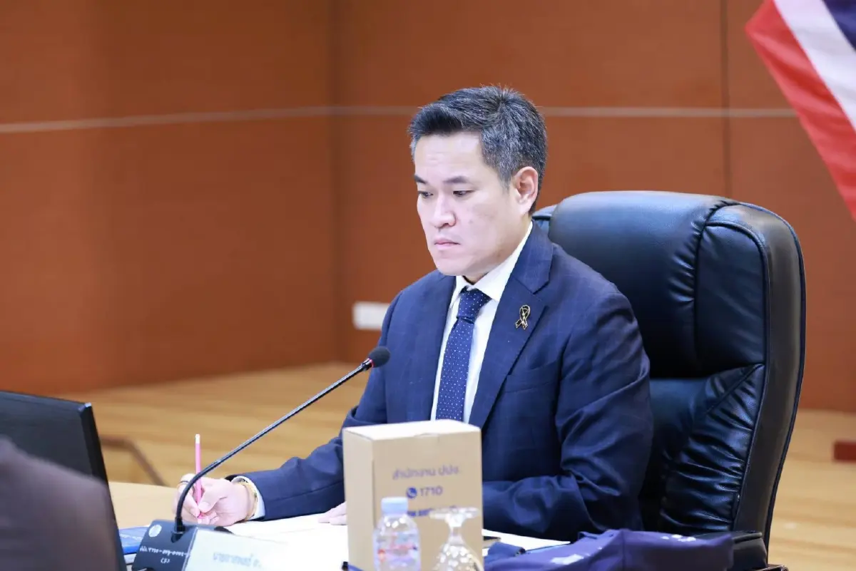 นายอาสพลธ์ สรรณ์ไตรภพ สส.ศรีสะเกษ พรรคภูมิใจไทย ในฐานะประธานคณะกรรมาธิการ ป.ป.ช.