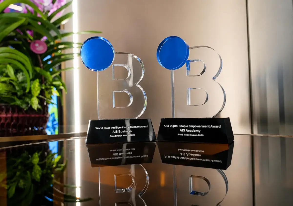 AIS คว้า 2 รางวัลใหญ่ Brand Inside Awards 2026 ชูแผน AI-โครงสร้างพื้นฐาน