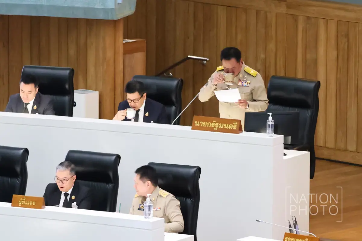 นายกฯ ฝืนป่วย แถลงแจง พ.ร.ก.กู้เงิน 4 แสนล้าน ต่อวุฒิสภา ชี้วิกฤตพลังงานซ้อนวิกฤต