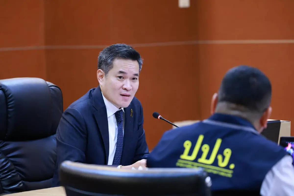 นายอาสพลธ์ สรรณ์ไตรภพ สส.ศรีสะเกษ พรรคภูมิใจไทย ในฐานะประธานคณะกรรมาธิการ ป.ป.ช.