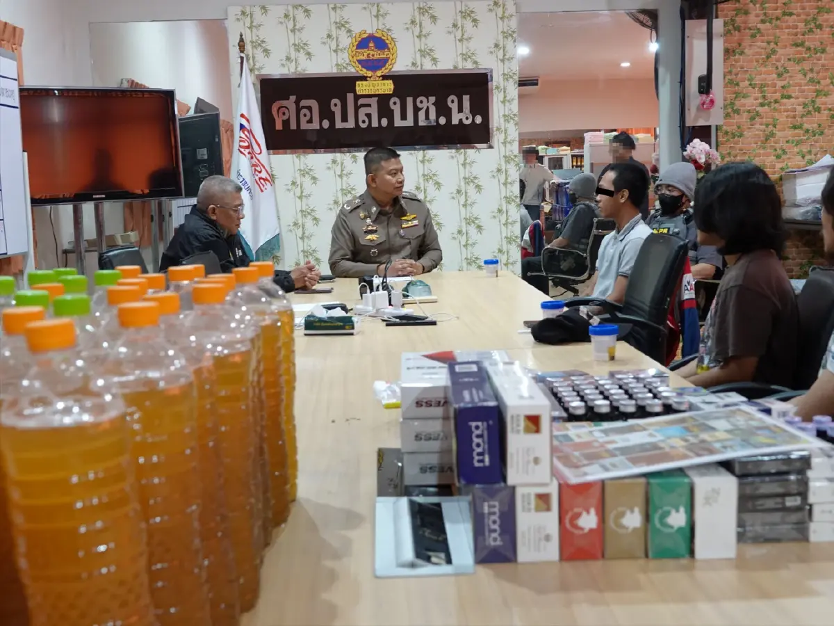 “รอยสักเสือ” ปิดเกมล่าตัว “ป๋อ” รองจ๋อนำทีมรวบคาร้านน้ำกระท่อมย่านลาดกระบัง
