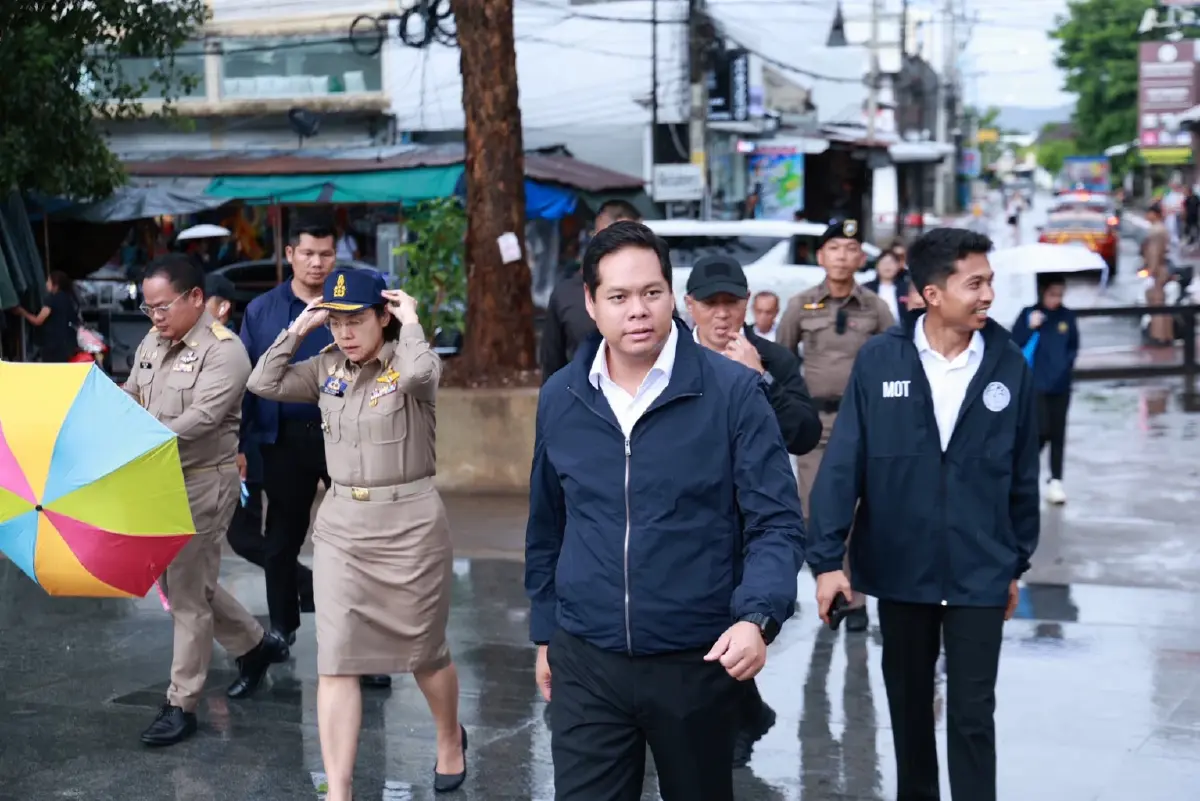 ดันฮับโลจิสติกส์เมืองกาญจน์ "สรรเพชญ" ลุยตรวจที่ดิน รฟท. ปั้นโปรเจกต์ใหญ่