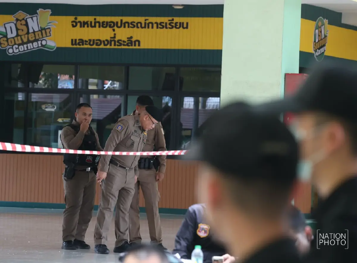 แฟ้มภาพเหตุกราดยิงใน รร.เทพศิรินทร์ นนทบุรี