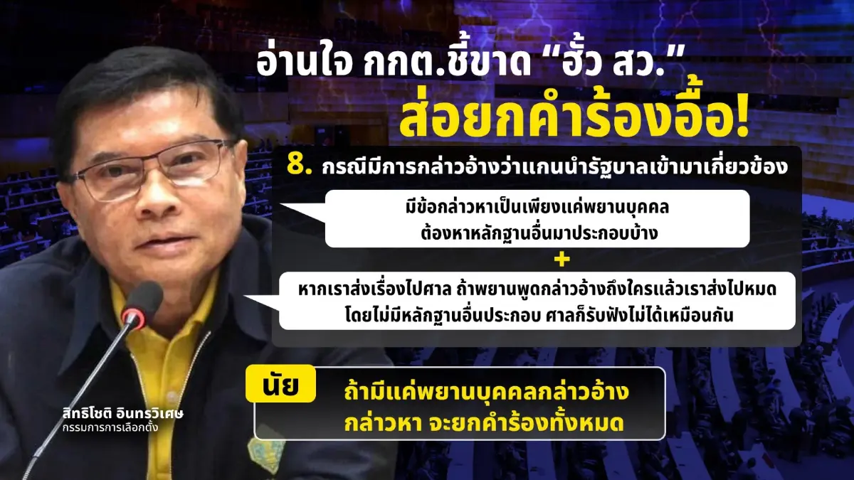 ถอดรหัส กกต.ชี้ชะตาคดี “ฮั้ว สว.” 229 ราย ส่อยกคำร้องอื้อ!