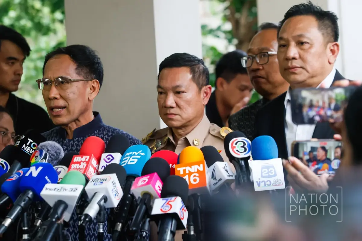 การให้สัมภาษณ์หลังการประชุมคณะกรรมการกลางการสอบแข่งขันพนักงานส่วนท้องถิ่น (กสถ.) พิจารณาเพิกถอนสอบบรรจุข้าราชการท้องถิ่น