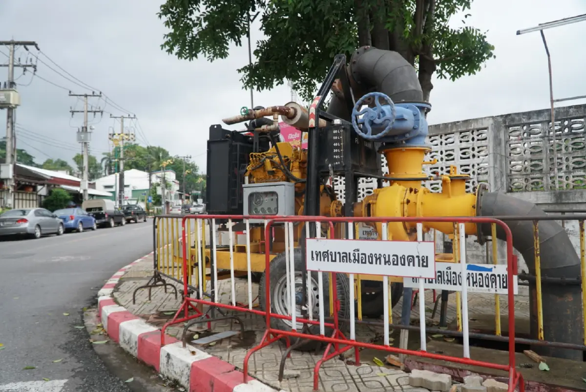 ด่วน! "น้ำโขงหนองคาย" เพิ่มสูงต่อเนื่อง วัดล่าสุด 9.94 เมตร เกือบแตะจุดวิกฤต เร่งตั้งเครื่องสูบน้ำ