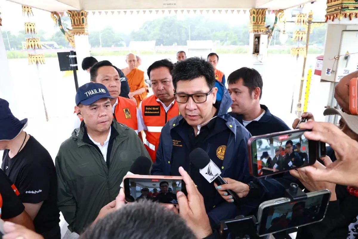 “เอกนิติ” ลงพื้นที่อยุธยา สั่งบริหารน้ำเชิงรุก–เสริมแนวป้องกันพื้นที่สำคัญ