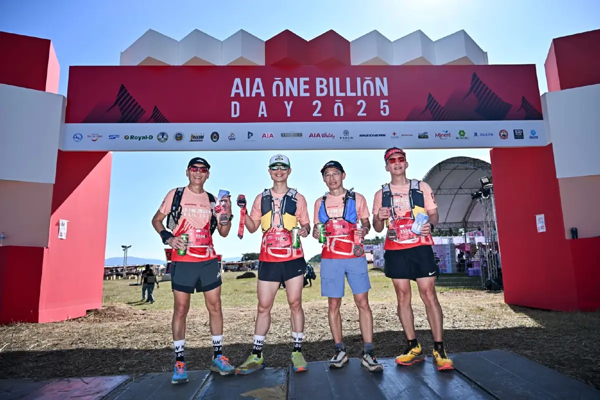 เอเอไอ ผนึก ททท. จัดงาน AIA One Billion Day 2026 วิ่งเทรลหัวหิน