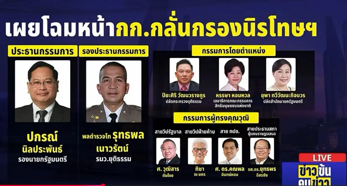 ถกนัดแรกบอร์ดนิรโทษกรรม สว.อิสระดันใช้ช่องกฎหมายช่วยคดี 112