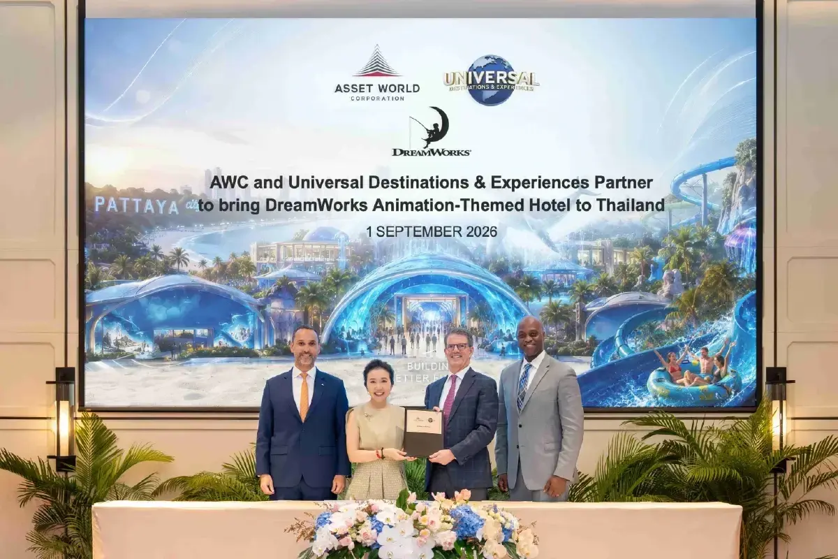 AWC เปิดโรงแรมธีม DreamWorks แห่งแรกในไทย ปักหมุด Aquatique พัทยา