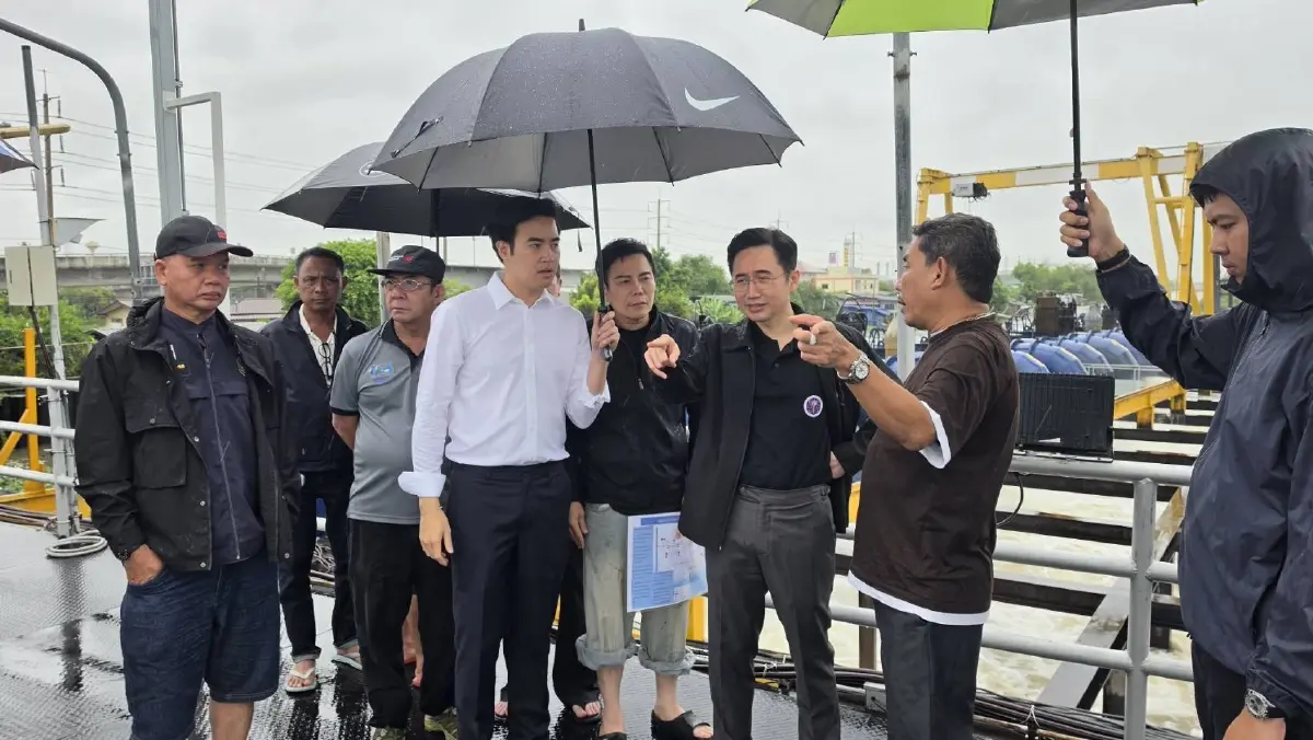 “ยศชนัน” ตรวจสถานีสูบน้ำปากคลองรังสิต เตือนเหนือรับมือฝนหนัก 1-2 วันนี้