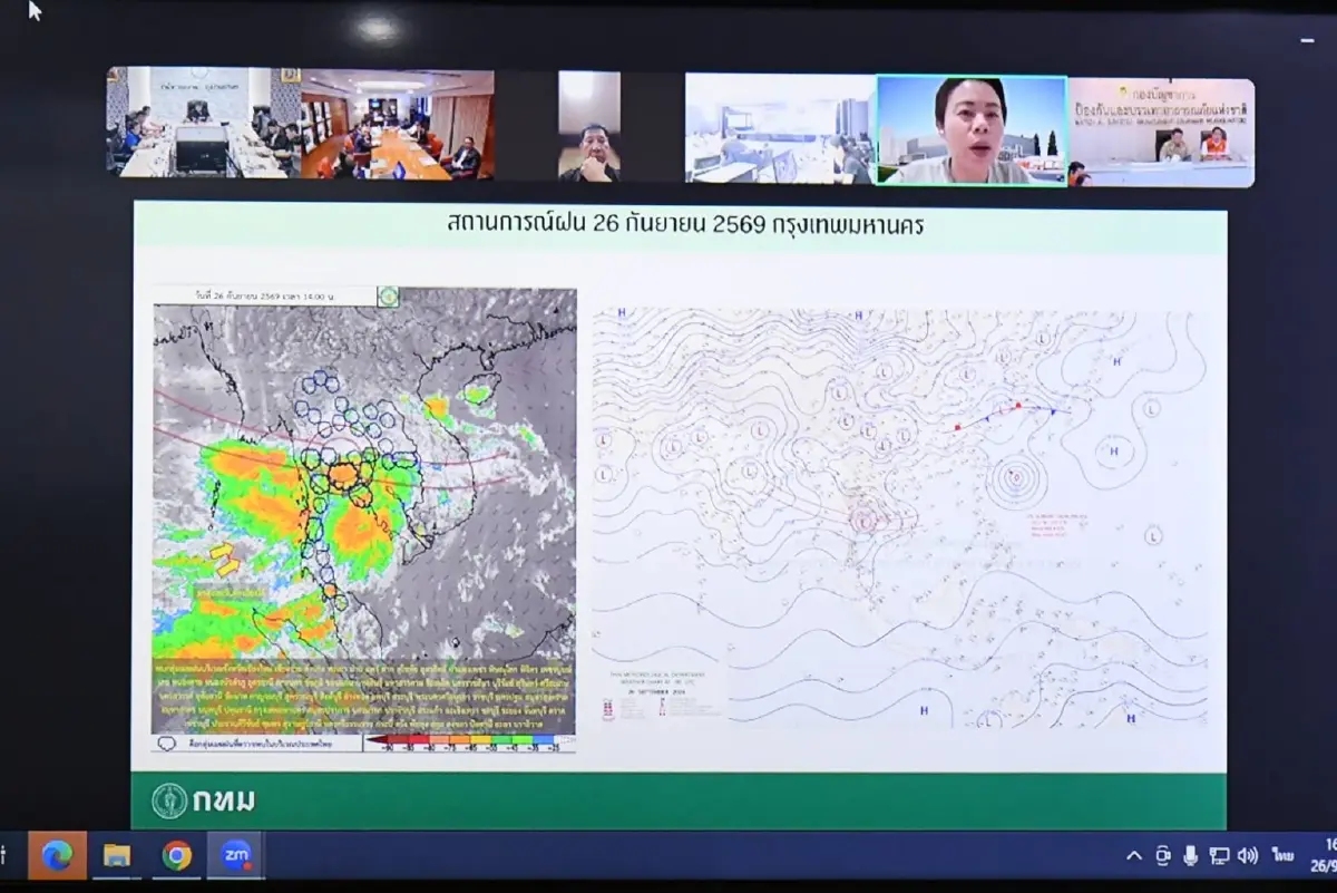 กทม. วิกฤต! ฝนสะสมทะลุ 300 มม. กระทบ 5.2 หมื่นครอบครัว อพยพแล้ว 4.2 พันคน
