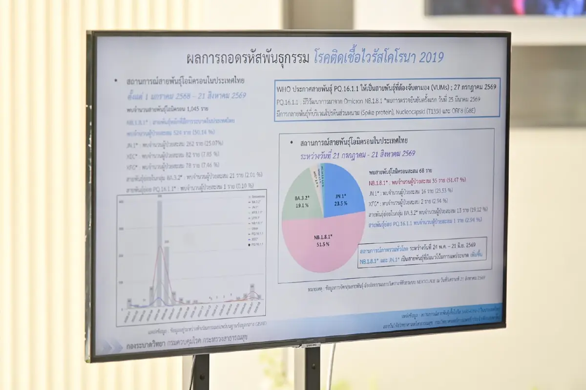 สธ. เฝ้าระวัง 3 โรคระบบทางเดินหายใจฤดูฝน “โควิด-ไข้หวัดใหญ่-RSV”