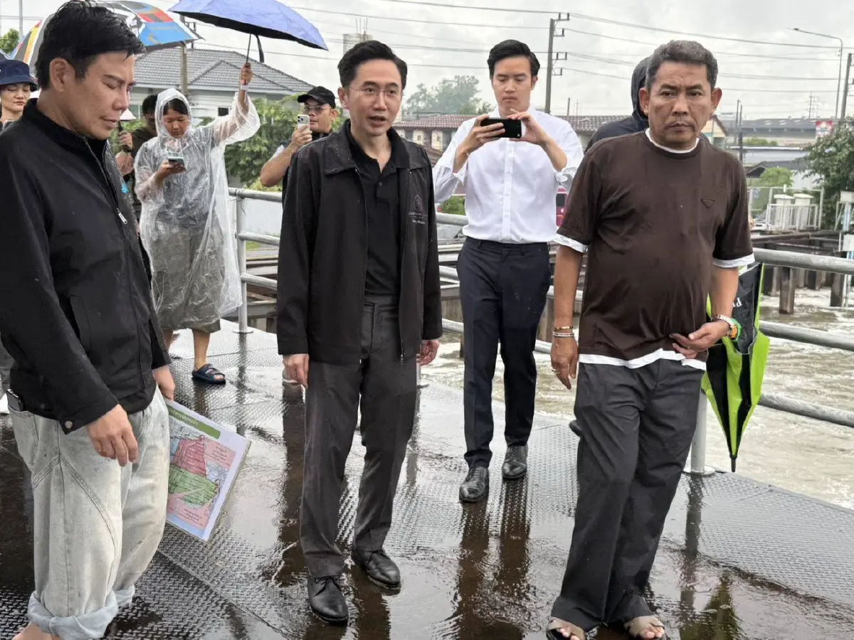 “ยศชนัน” ตรวจสถานีสูบน้ำปากคลองรังสิต เตือนเหนือรับมือฝนหนัก 1-2 วันนี้