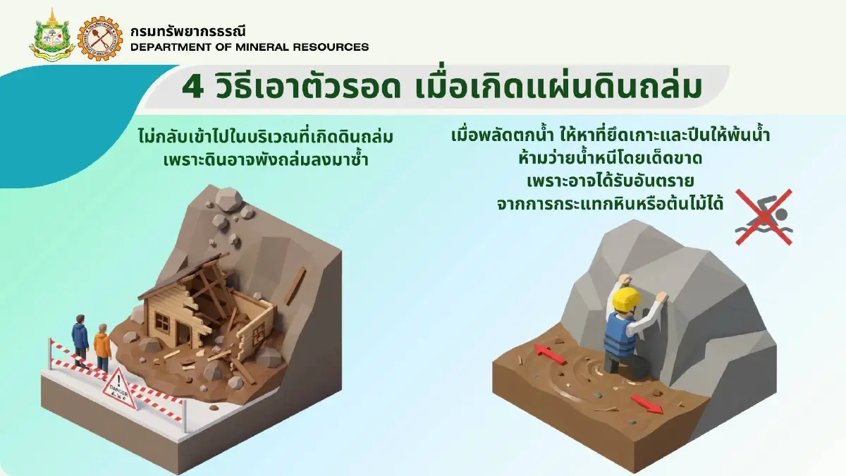 “สุชาติ”สั่ง เฝ้าระวังดินถล่ม–น้ำป่าไหลหลาก 25 จังหวัด