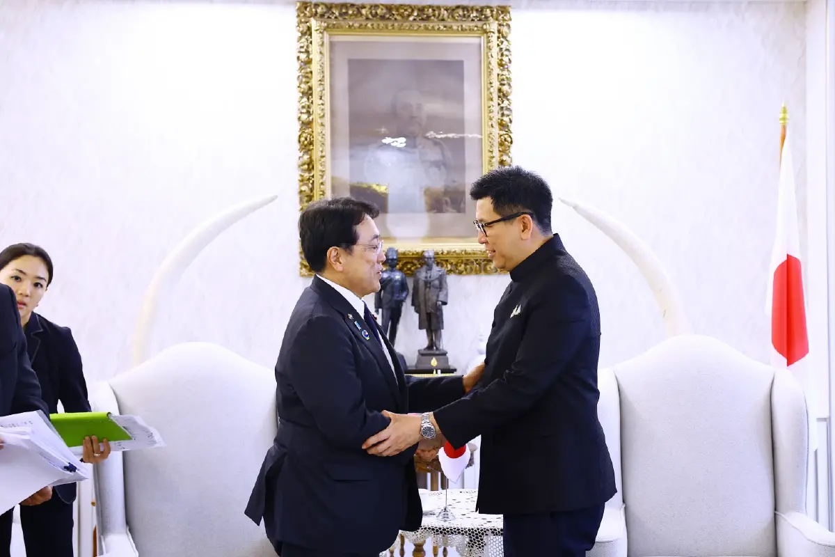 'เอกนิติ' นำทีม 3 กระทรวงรับ รมว. METI ญี่ปุ่น เข้าเยี่ยมคารวะ ย้ำไทยเดินหน้าความร่วมมือ