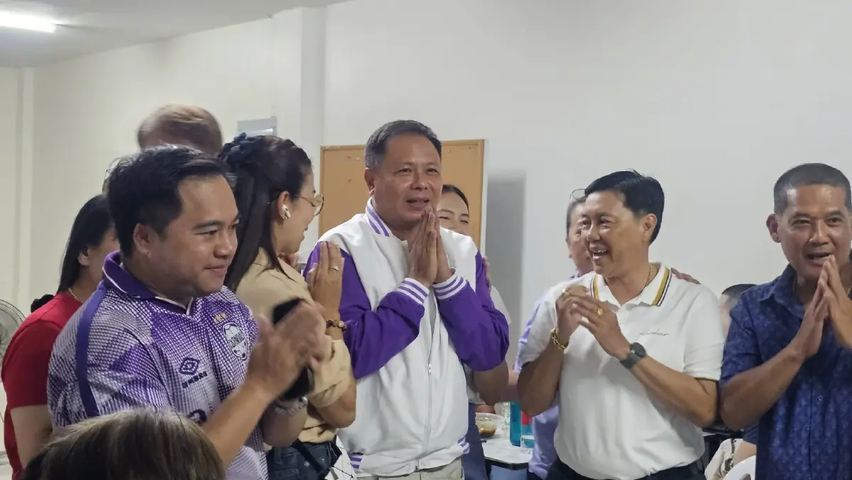 "ตี๋ นฤพนธ์ เย็นประเสริฐ" ประกาศชัยเลือกตั้งนายก อบจ.นนทบุรี สานต่อนโยบายอา