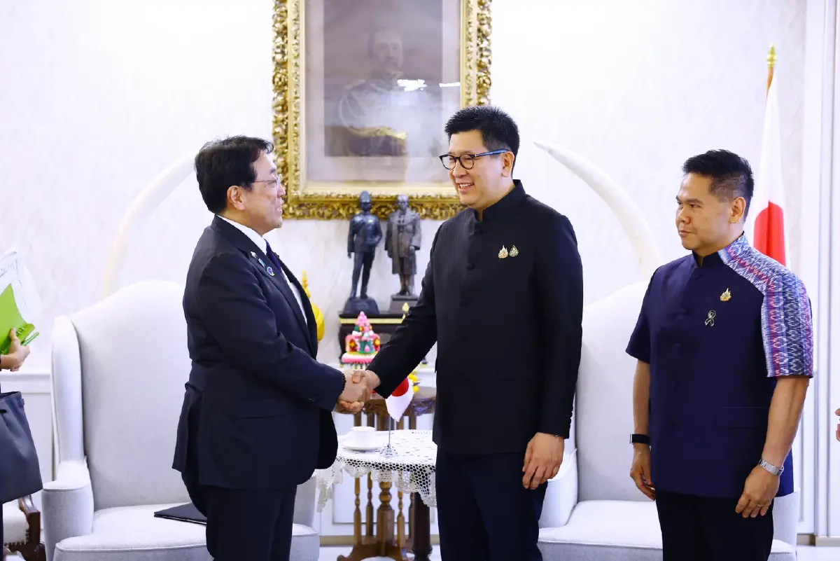 'เอกนิติ' นำทีม 3 กระทรวงรับ รมว. METI ญี่ปุ่น เข้าเยี่ยมคารวะ ย้ำไทยเดินหน้าความร่วมมือ