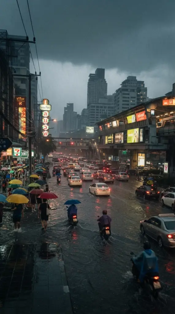 กรมอุตุฯ เตือน 49 จังหวัดรับมือฝนตกหนักถึงหนักมาก 6-11 ก.ย. เสี่ยงน้ำท่วมฉับพลัน กทม.โดนฝน 60%