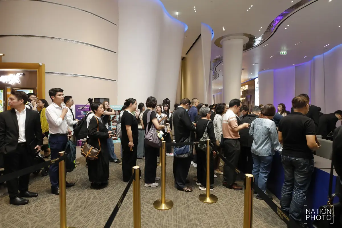 แห่ชมเนชั่นฟอรั่ม! แฟนคลับแห่แหนแน่นขนัดล้นหลาม รอเข้าชมงาน "NATION FORUM 2027: THAILAND’S AGENDA"