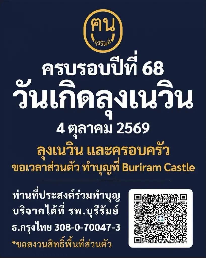 “อนุทิน” บินด่วนบุรีรัมย์ ประชุมรับมือน้ำท่วมทั่วประเทศ ตรงวันเกิด “เนวิน” สวมเสื้อสโมสรฟุตบอล เข้าประชุม
