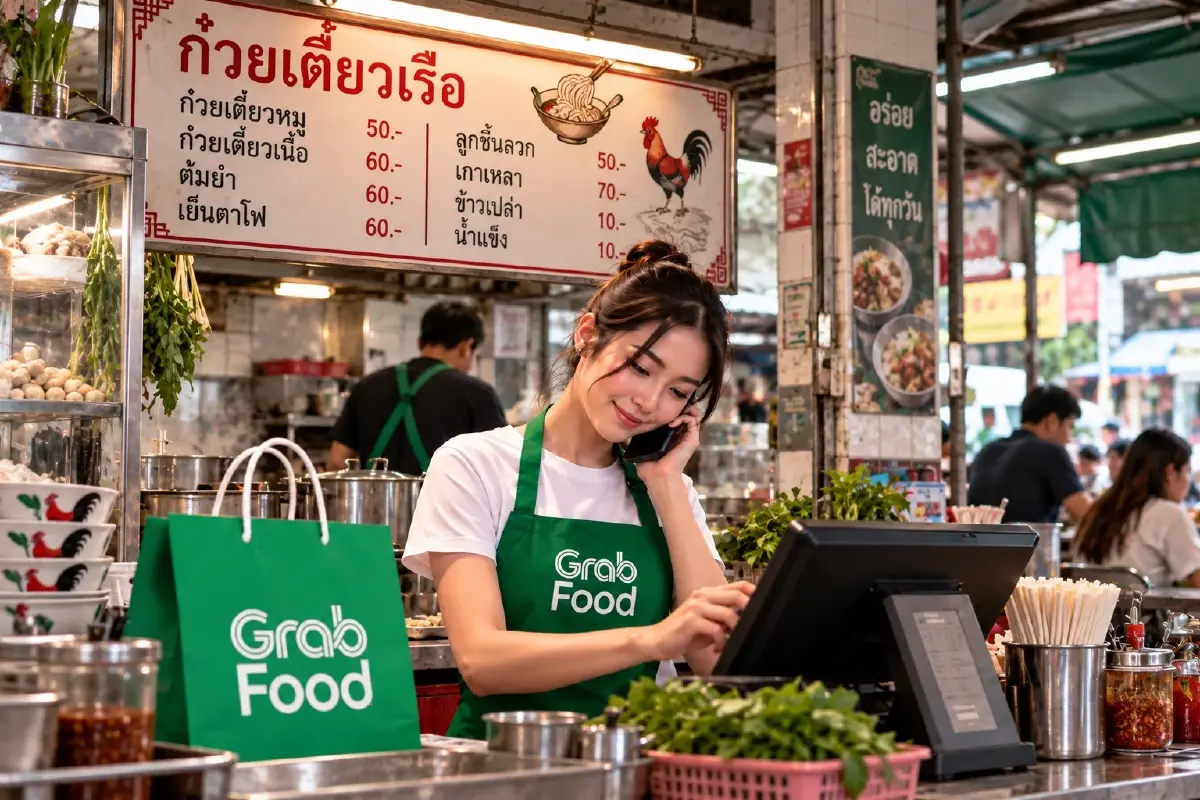 'ไทยช่วยไทยพลัส' ดันยอดสั่งอาหารผ่านแกร็บ ทะลุ 20 ล้านออเดอร์