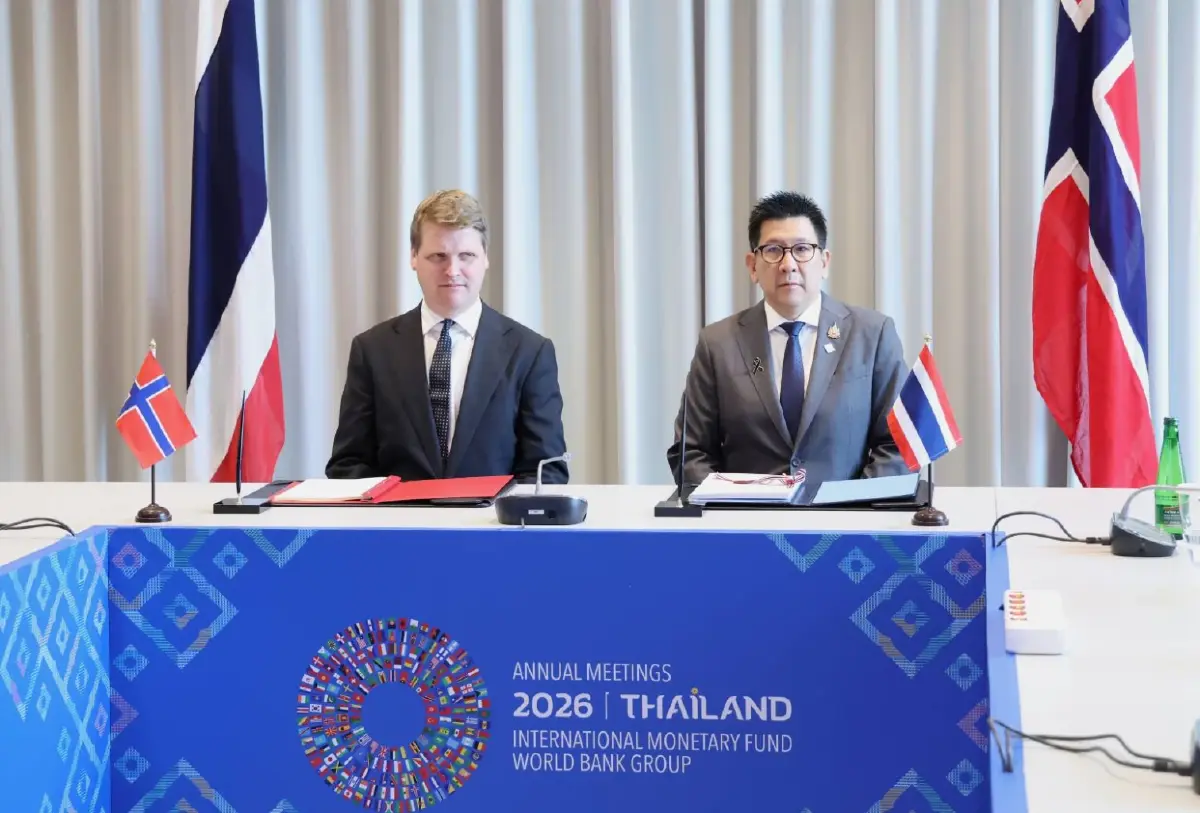 'เอกนิติ' ลงนามอนุสัญญาภาษีซ้อนไทย–นอร์เวย์ฉบับใหม่ หนุนการค้า-ลงทุน