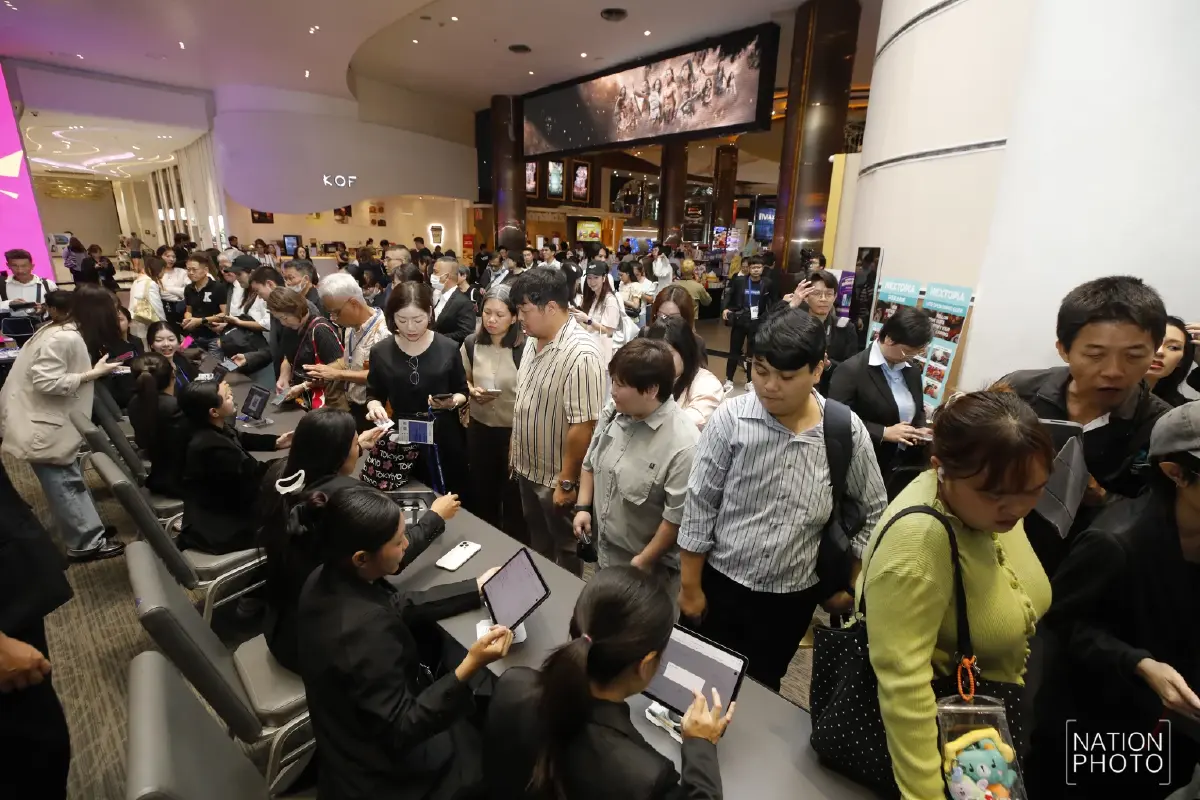 แห่ชมเนชั่นฟอรั่ม! แฟนคลับแห่แหนแน่นขนัดล้นหลาม รอเข้าชมงาน "NATION FORUM 2027: THAILAND’S AGENDA"