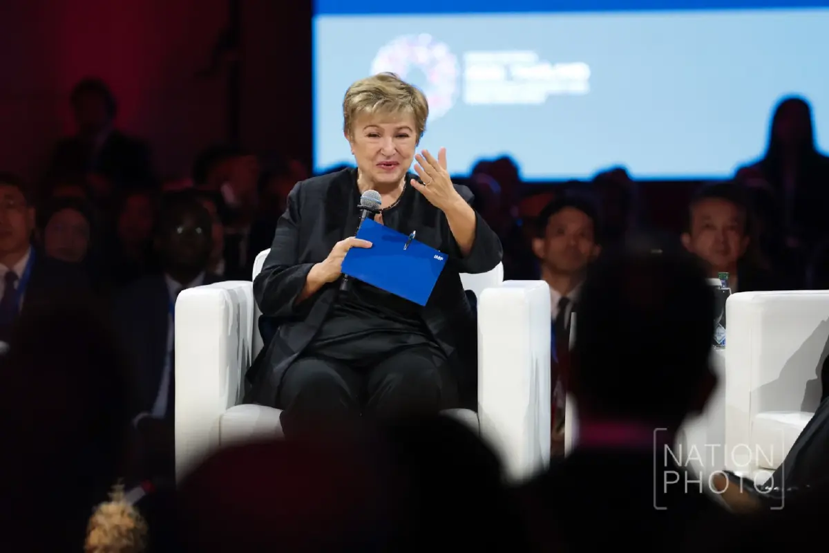 คริสตาลินา กิออร์กิเอวา กรรมการจัดการกองทุนการเงินระหว่างประเทศ (IMF)