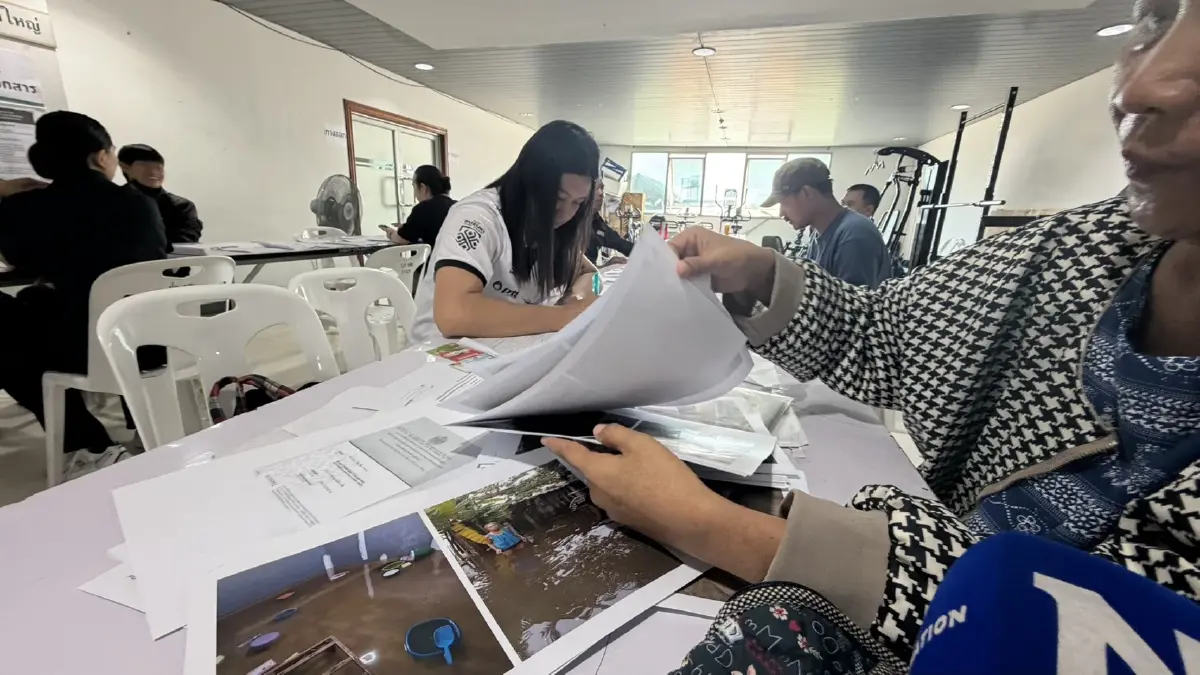 แห่ยื่นเยียวยาต่อเนื่อง! "ผู้ประสบภัยสายไหม" ทยอยยื่นขอ "เงินเยียวยาน้ำท่วม" กทม. ขยายเวลาถึงสิ้น พ.ย.นี้