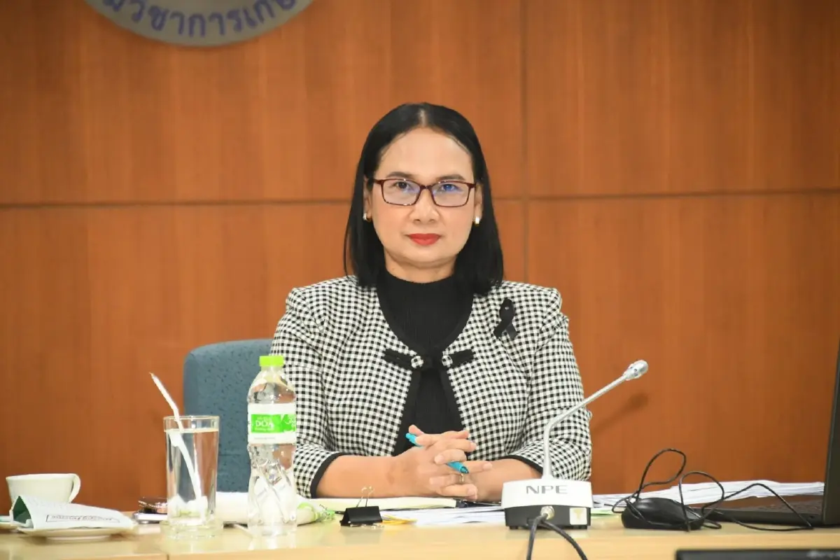 นางศศิญา ปาตั้น รองอธิบดีกรมวิชาการเกษตร