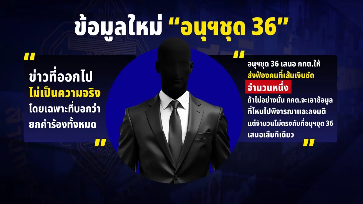 EP.ใหม่ “ฮั้ว สว.” รอชมสำนวนลับ “อนุฯ 36”