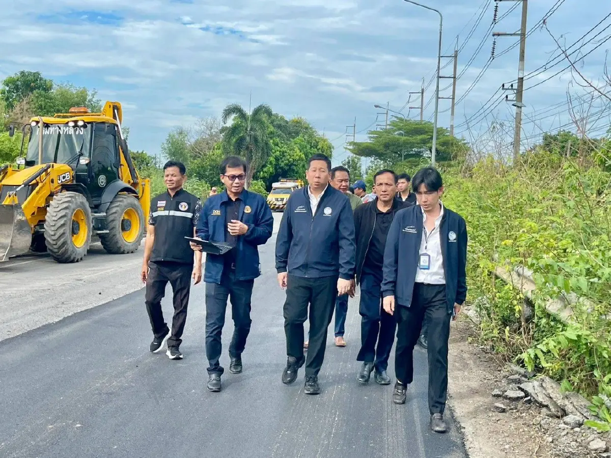 รมช.คมนาคม สั่งเร่งซ่อม ถ.นครนายก-ปราจีนฯ ย้ำผู้ใช้ทางต้องสะดวก-ปลอดภัย