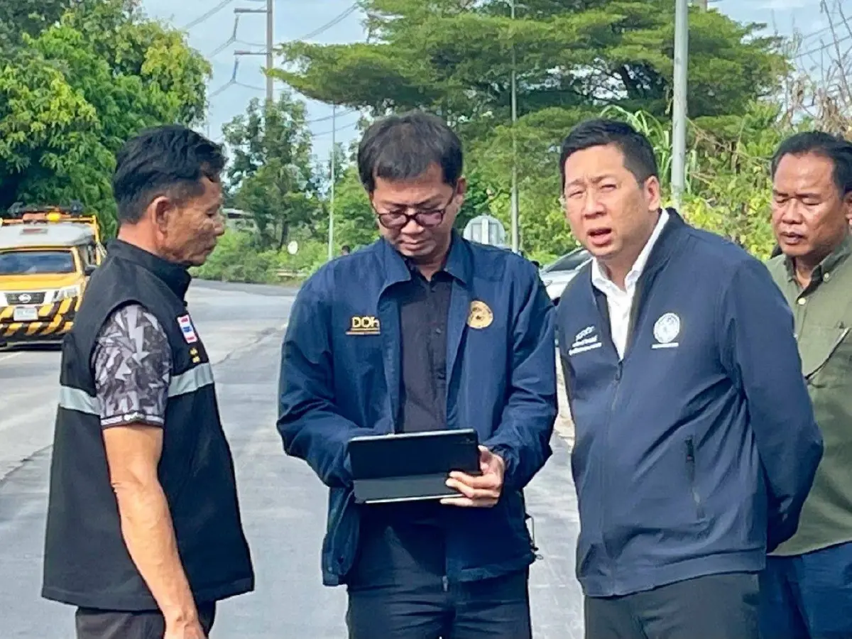 รมช.คมนาคม สั่งเร่งซ่อม ถ.นครนายก-ปราจีนฯ ย้ำผู้ใช้ทางต้องสะดวก-ปลอดภัย