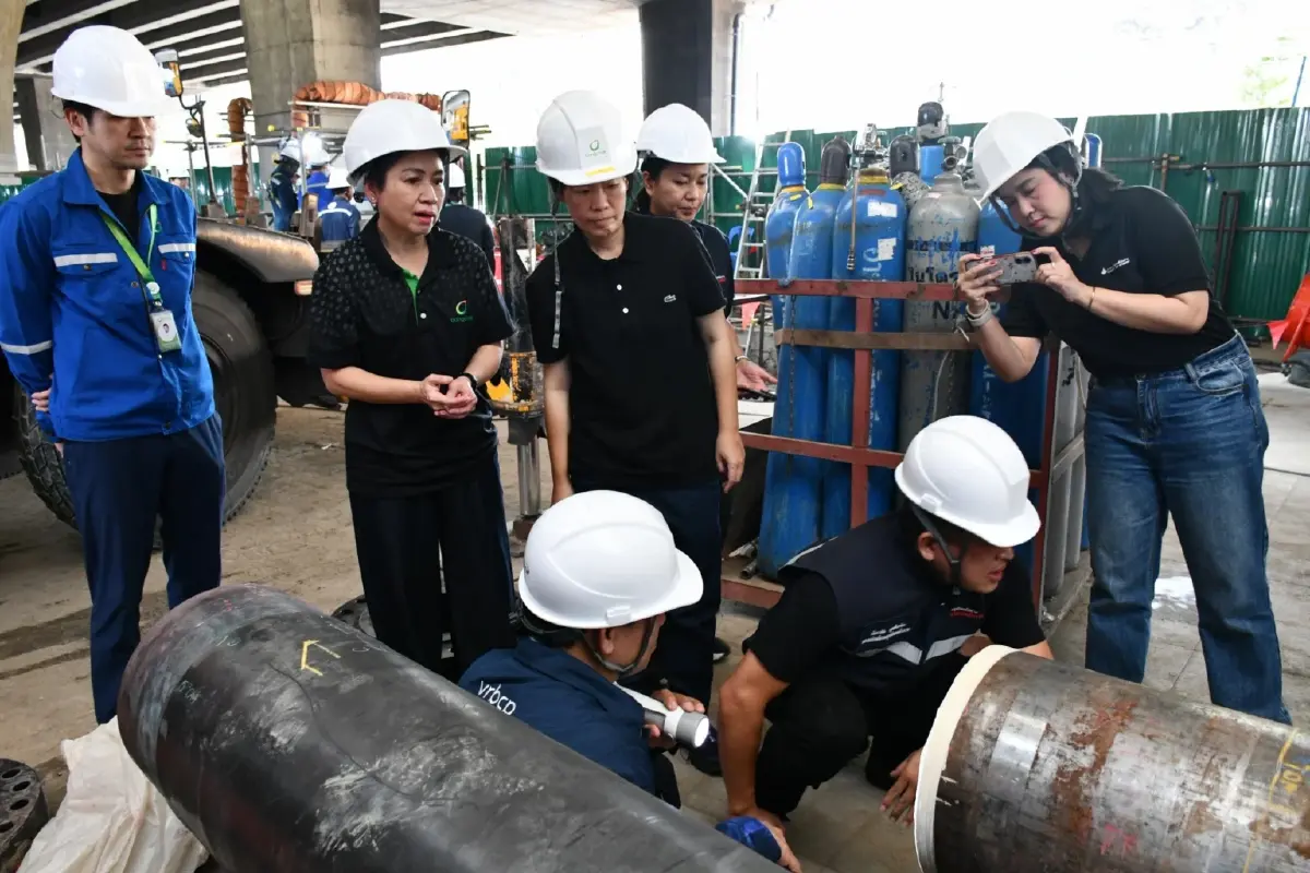 มั่นใจไร้รั่วซ้ำ! “โอ๋ สุดซอย” ลุยเช็กระบบ "ท่อน้ำมันรั่วพระราม 3" ห้ามเปิดใช้จนกว่าจะปลอดภัย