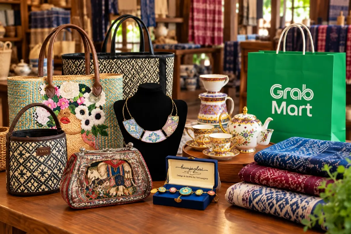 วธ. ผนึก แกร็บ ดัน “Cultural NEXUS” นำสินค้า CPOT ขึ้น GrabMart