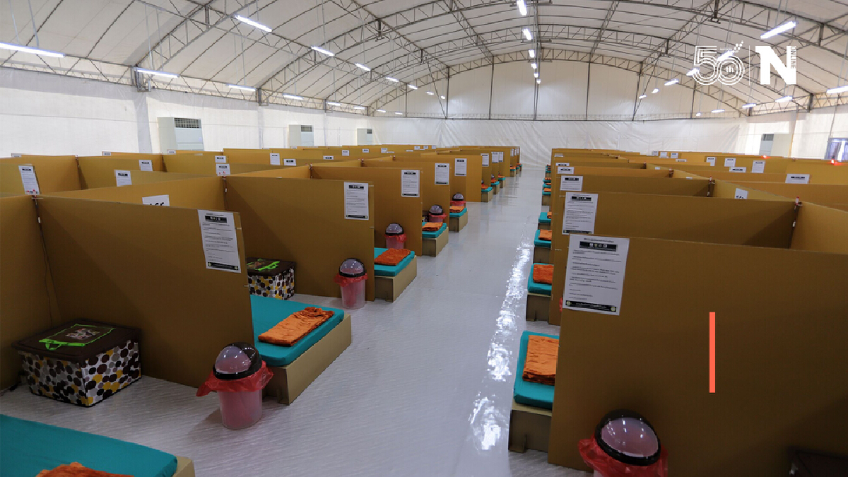 โรงพยาบาลสนามเทศบาลคลองหลวง 208 เตียง ลดการสุ่มเสี่ยงติดเชื้อโควิด-19