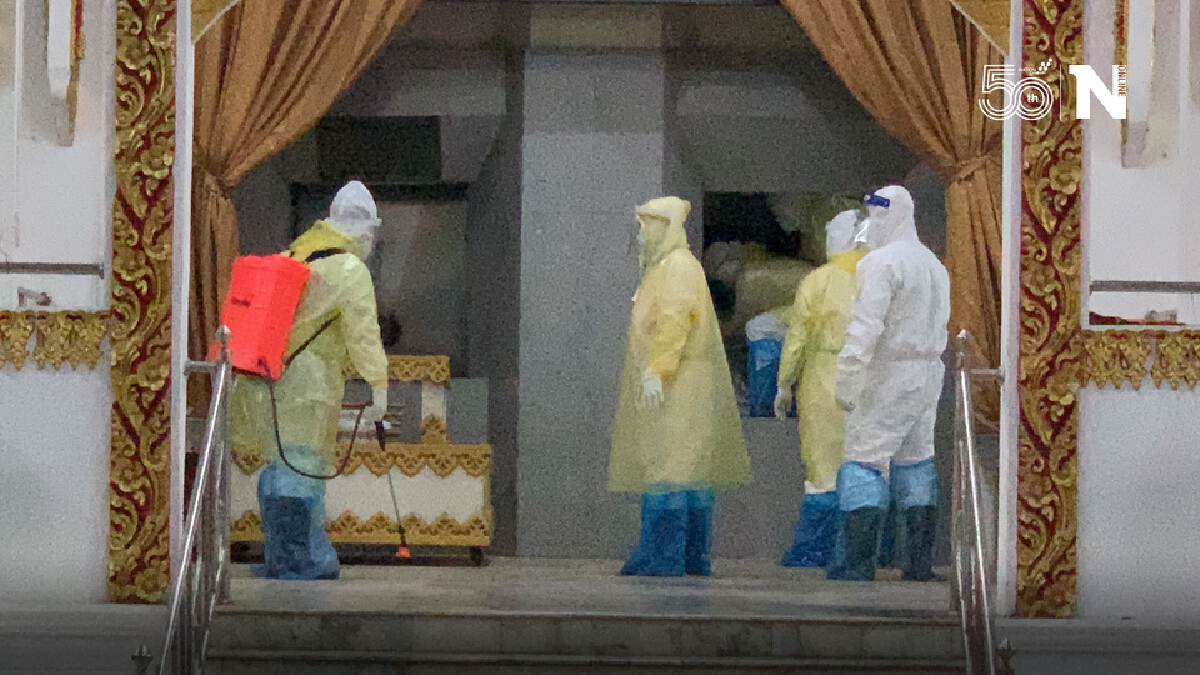 เผาศพที่ 17 ทั้งพระสัปเหร่อ กู้ภัย ทำงานหามรุ่งหามค่ำต่อเนื่องหลายวัน